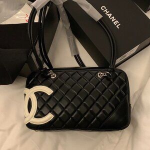 CHANEL Cambon Ligne Bowler Bag Black
